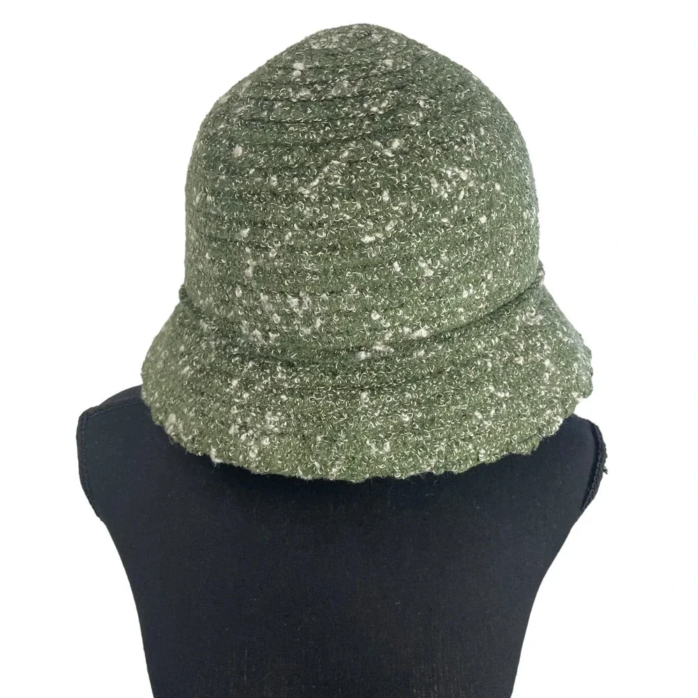 Betmar New York Wool Blend Knit Hat Green OS
